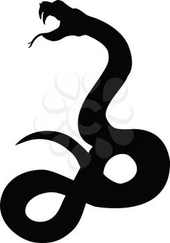 silhouette of snake