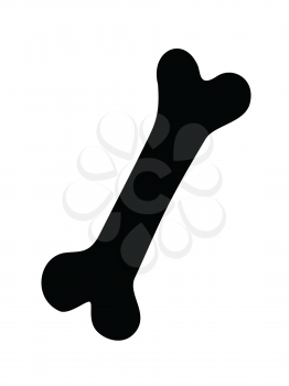silhouette of bone for dog, pets motive