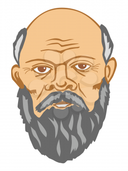 Socrates ancient Greek philosopher from Athens. Socrates said famous phrase Know thyself