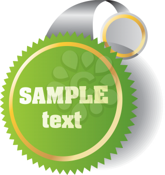 Royalty Free Clipart Image of a  Vector Sticker