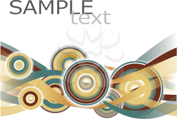 Abstract  Geometrical Design with circles