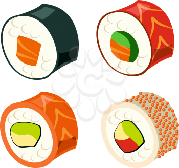 Sushi set , eps10 vector format