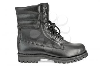 Royalty Free Photo of a Black Boot