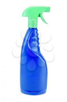 Royalty Free Photo of a Blue Spritzer Bottle