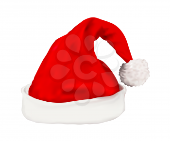 Royalty Free Clipart Image of Santa's Hat