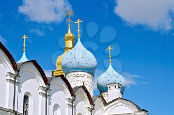 All Saints Church in the territory of the Kazan Kremlin in Tatarstan, Russia.