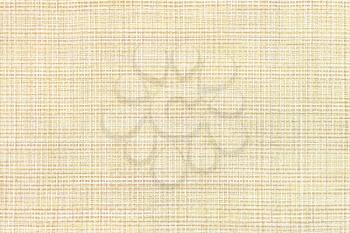Texture of coarse woven yellow fabric