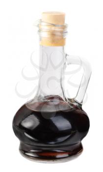 Royalty Free Photo of Bottle of Dark Liquid