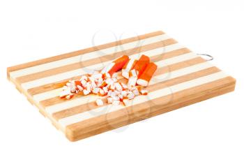 Royalty Free Photo of Sushi on a Cutting Board
