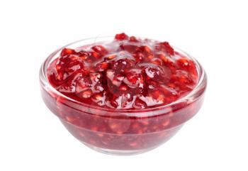 Royalty Free Photo of a Bowl of Pomegranate Berries