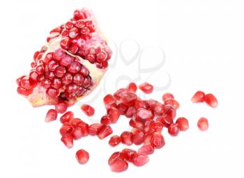 Royalty Free Photo of a Split Pomegranate