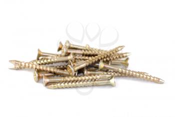 Royalty Free Photo of a Pile of Screws