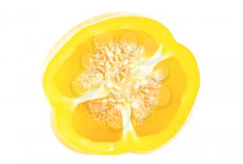 Royalty Free Photo of Yellow Pepper