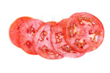 Royalty Free Photo of Sliced Tomatoes