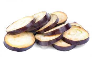 Royalty Free Photo of Sliced Eggplant
