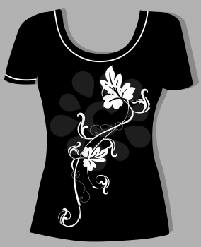 Royalty Free Clipart Image of a T-Shirt