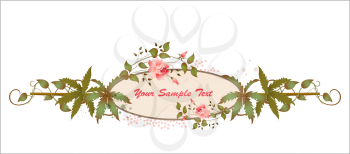 Royalty Free Clipart Image of a Nature Banner