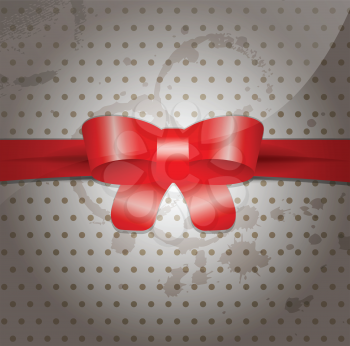 Royalty Free Clipart Image of a Bow Background