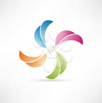 Royalty Free Clipart Image of an Abstract Symbol