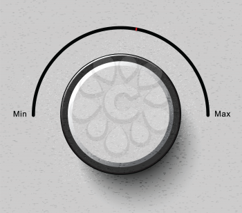 Royalty Free Clipart Image of a Volume Button