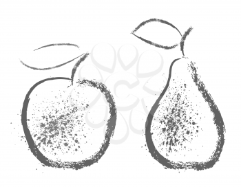 Apple and pears pattern
