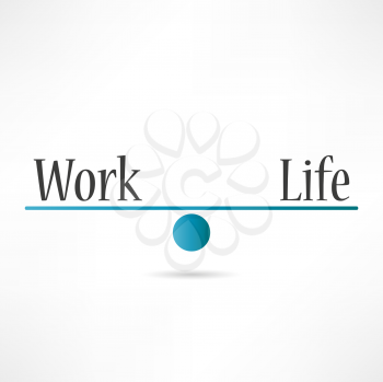 Work and life icon