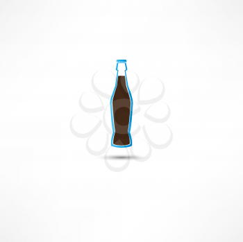 Bottle With Cola Icon