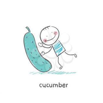 Cucumber and people