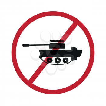 No tanks symbol