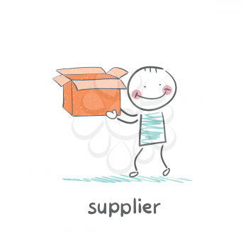 supplier is an empty box