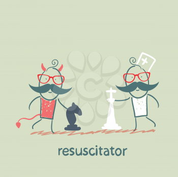 resuscitator plays chess with the devil
