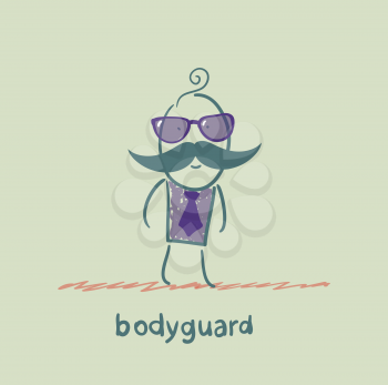 Bodyguard goes to work