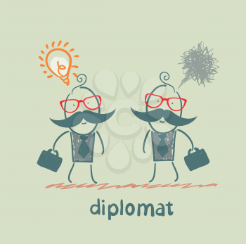 Diplomats are a good idea and bad thoughts
