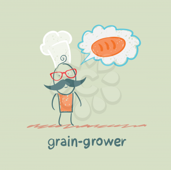 grain grower thinks about bread