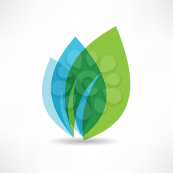 environmental leaves icon