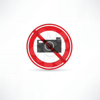 forbidden to take pictures icon