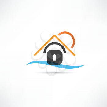 castle house abstraction icon