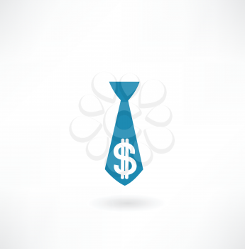 tie with dollar icon
