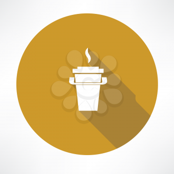 paper coffee cup icon