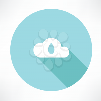 cloud and drop icon