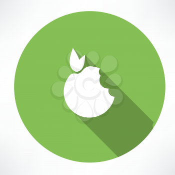 Bitten Apple Green icon