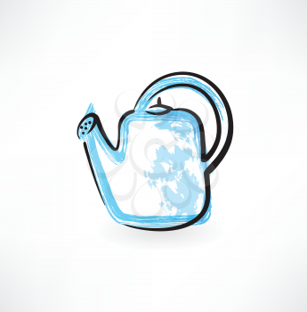 watering can grunge icon