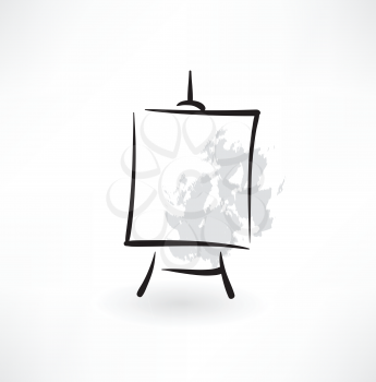 easel grunge icon