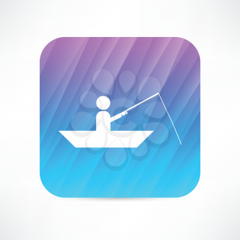 man in a boat icon
