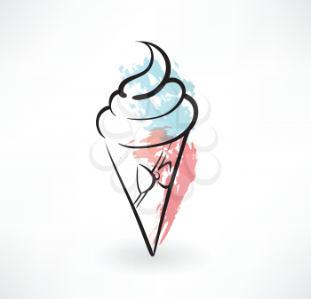 ice-cream grunge icon