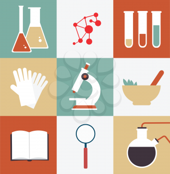 scientist chemist illustration