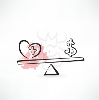 Health cash balance icon