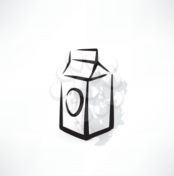 pack of juice or milk icon