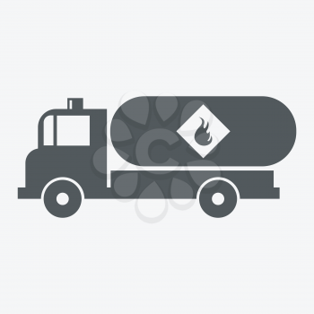 Truck with fuel Icon
