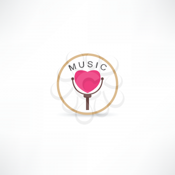 heart mic icon